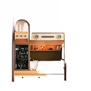 Log wind children's bed Solid wood environmental protection male treasure female treasure bunk be d